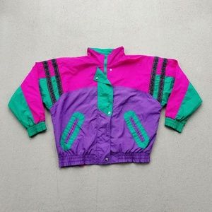 90s vintage Andy Johns funky windbreaker!